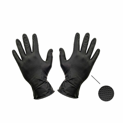 GUARDIOL GRIPPER 90 SİYAH-XL TEK KULLANIMLIK NİTRİL ELDİVEN PUDRASIZ (50 ADET)